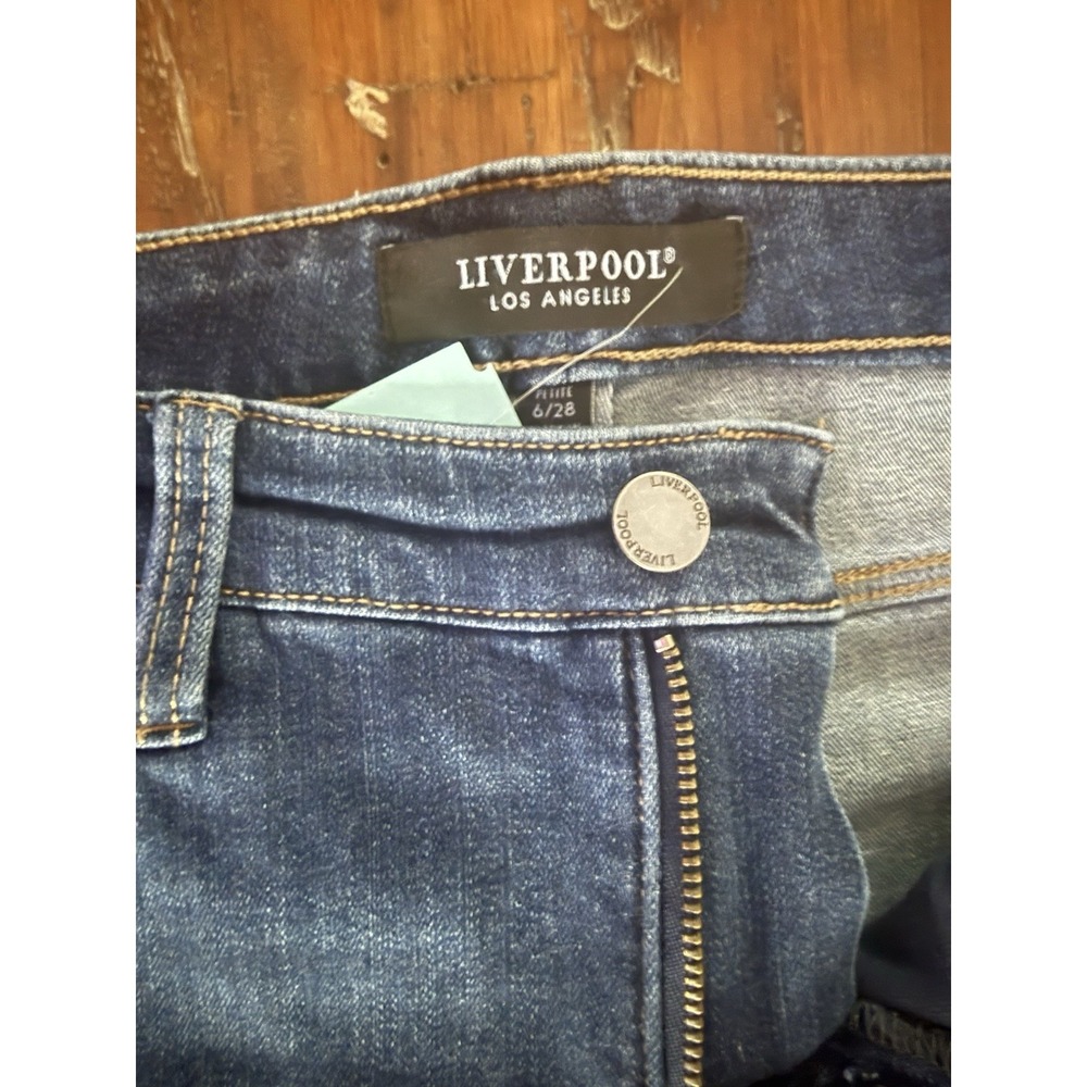 Liverpool Belinda HR Capri Jeans 6P Petite Charlie Crop Skinny High Rise NWT - Picture 3 of 6